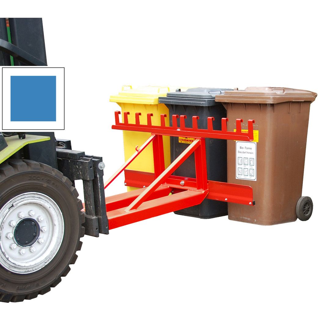 BAUER Mülltonnen-Heber - 200 kg - 1 x 80-360 Liter - feuerrot