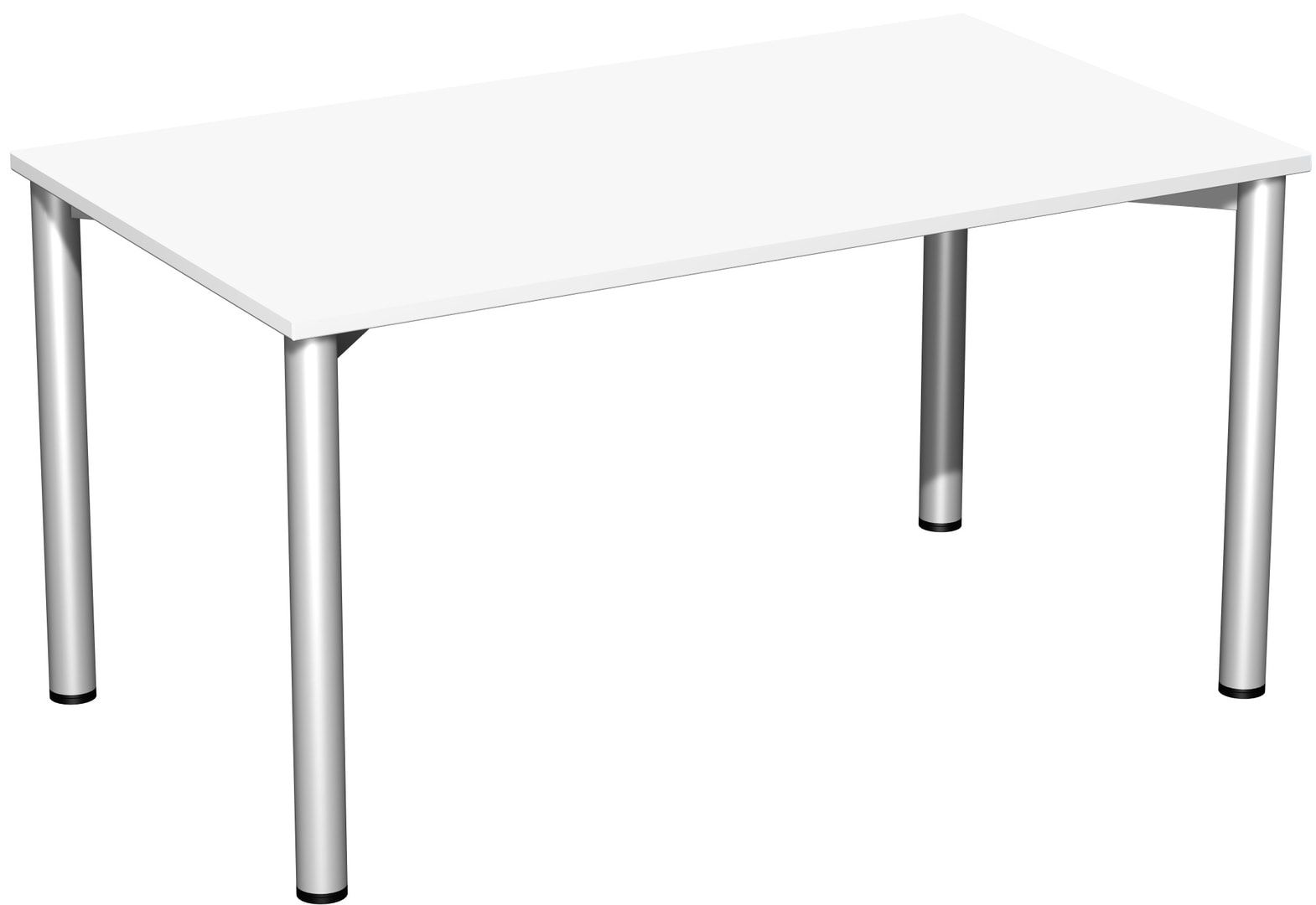 Schreibtisch - 4-Fuß Flex - Bürotisch - 720 x 1.000 x 800 mm (HxBxT) - Gestell anthrazit - Ahorn