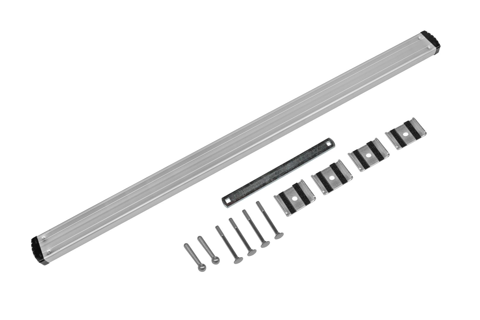 Fußverlängerung für Sprossenleitern, für 100 mm Holme, 600 mm Verstellbarkeit, stufenlos, Selbstmontage