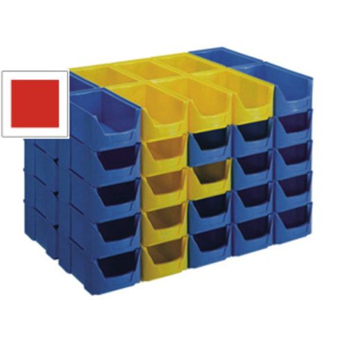 Sichtlagerkästen - PE - 75x103x168 mm - 42 Stück - Lebensmittelecht - Farbe blau
