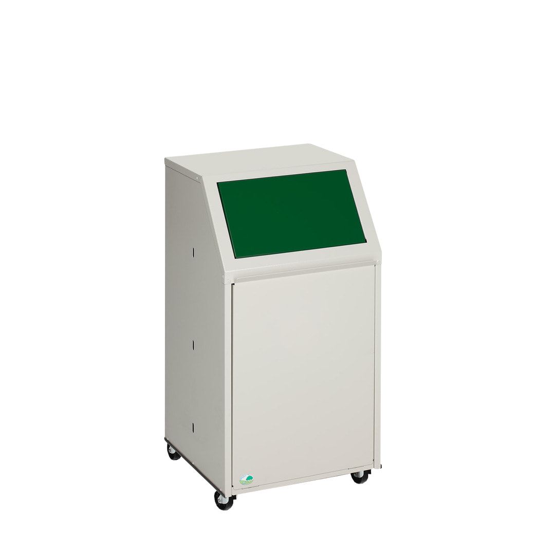 Wertstoffsammelgerät - fahrbar - 39 l - 800 x 400 x 400 mm (H x B x T) - Korpus kieselgrau - Einwurfklappe anthrazit - Abfallbehälter