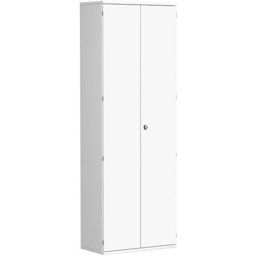 Flügeltürenschrank, Holztüren, 6 Ordnerhöhen, 5 Dekor-Einlegeböden, 2.304 x 1.000 x 425 mm (HxBxT), Frontfarbe Ahorn, Korpusfarbe Ahorn