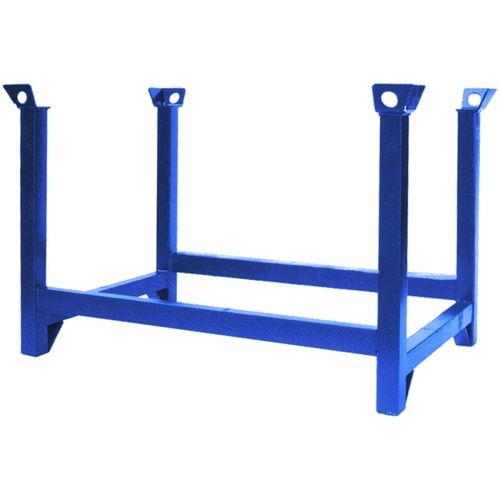Eichinger Stapelpalette, Maße: 750 x 1.000 x 1.500 mm, Traglast 2.000 kg, 3-fach stapelbar, Inkl. Kranösen, Gewicht 33 kg, Farbe anthrazitgrau