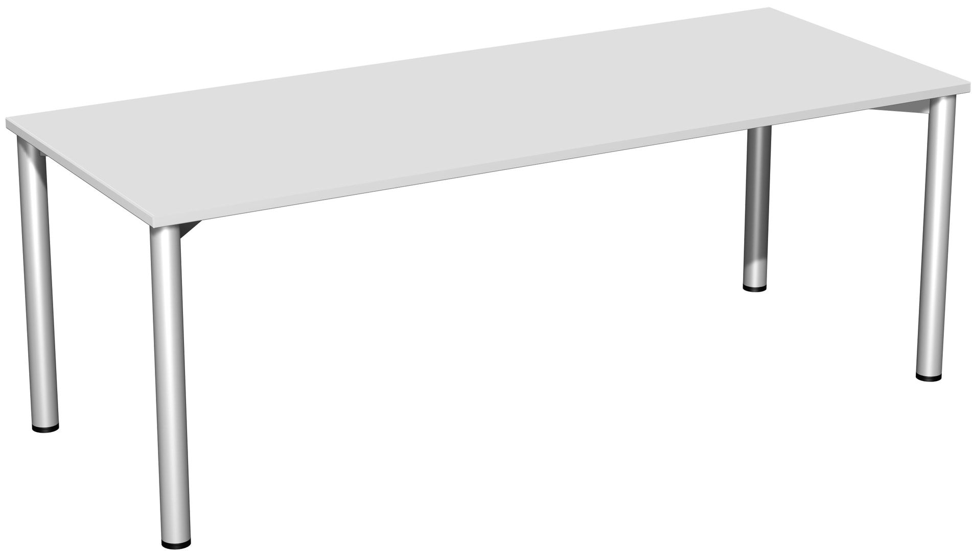 Schreibtisch - 4-Fuß Flex - Bürotisch - 720 x 1.000 x 800 mm (HxBxT) - Gestell anthrazit - Ahorn