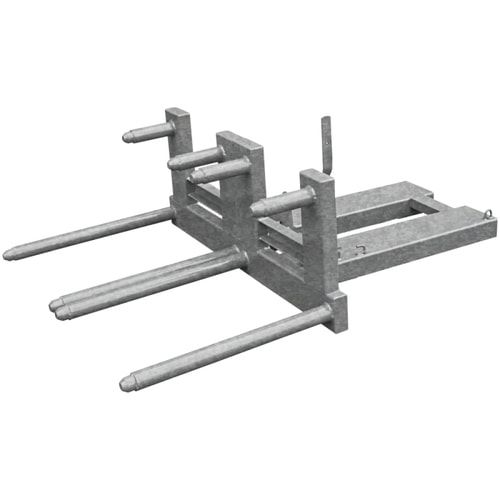 Eichinger Fasswender, Stapler, 1 x 200 l Fass, Traglast 500 kg, Seilzug, automatische Verriegelung bei 8 Grad, Farbe: anthrazitgrau (RAL 7016)