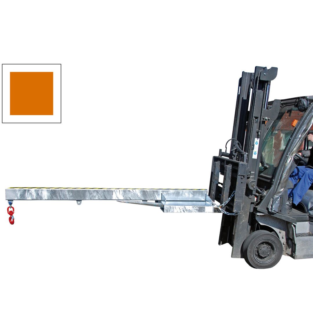 BAUER Lastarm - 1.000 kg - Länge 2.400 mm - 3 Abstände möglich - feuerrot