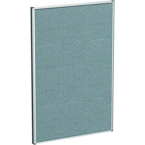 Stellwand, Trennwand, Raumteiler, Sichtschutz, schallabsorbierend, Stoffbespannung, pinnbar, Alurahmen, 1.200 x 1.000 x 41 mm (HxBxT), Calypso rot