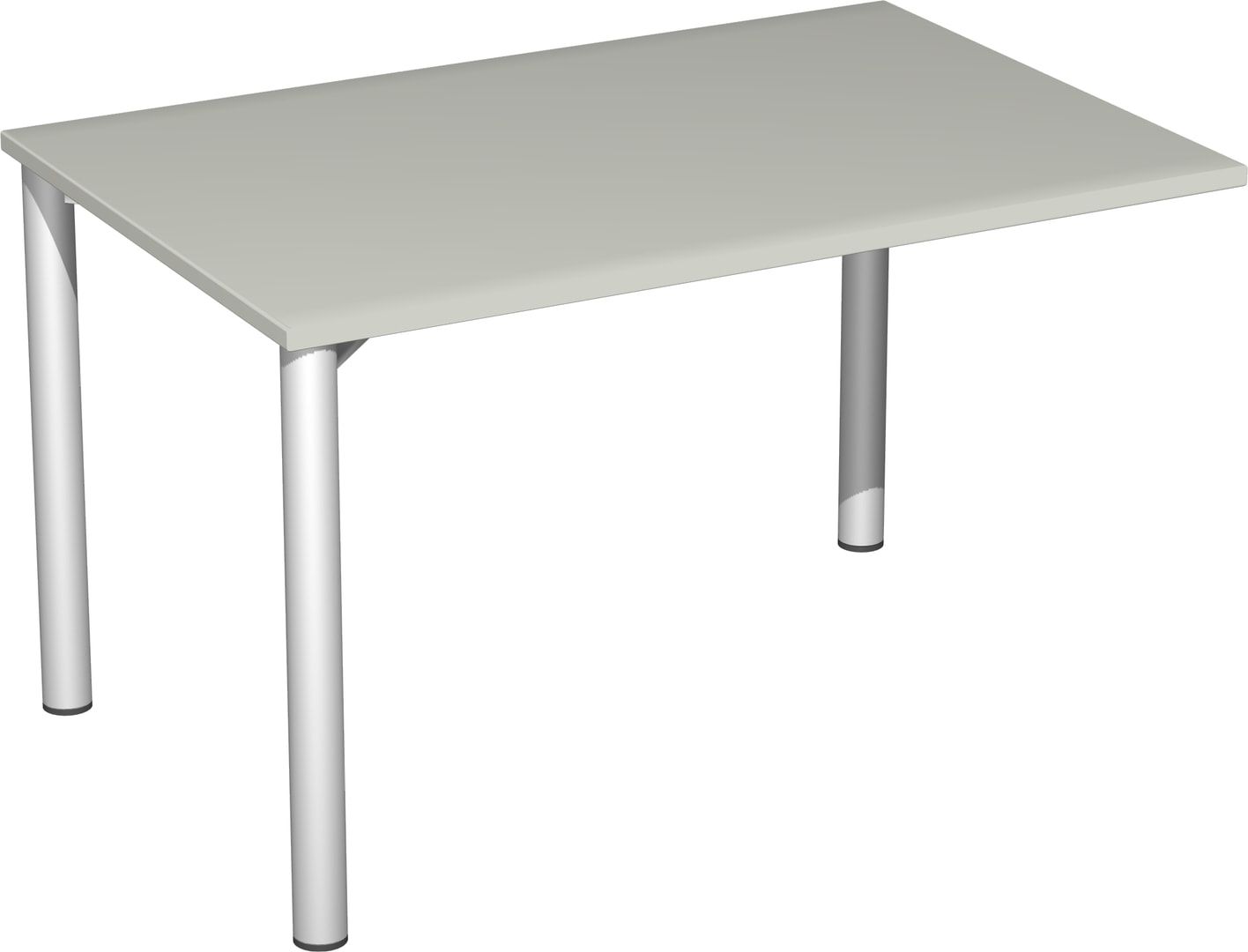 Schreibtisch - 4-Fuß Flex - Bürotisch - 720 x 1.200 x 600 mm (HxBxT) - Gestell anthrazit - Ahorn