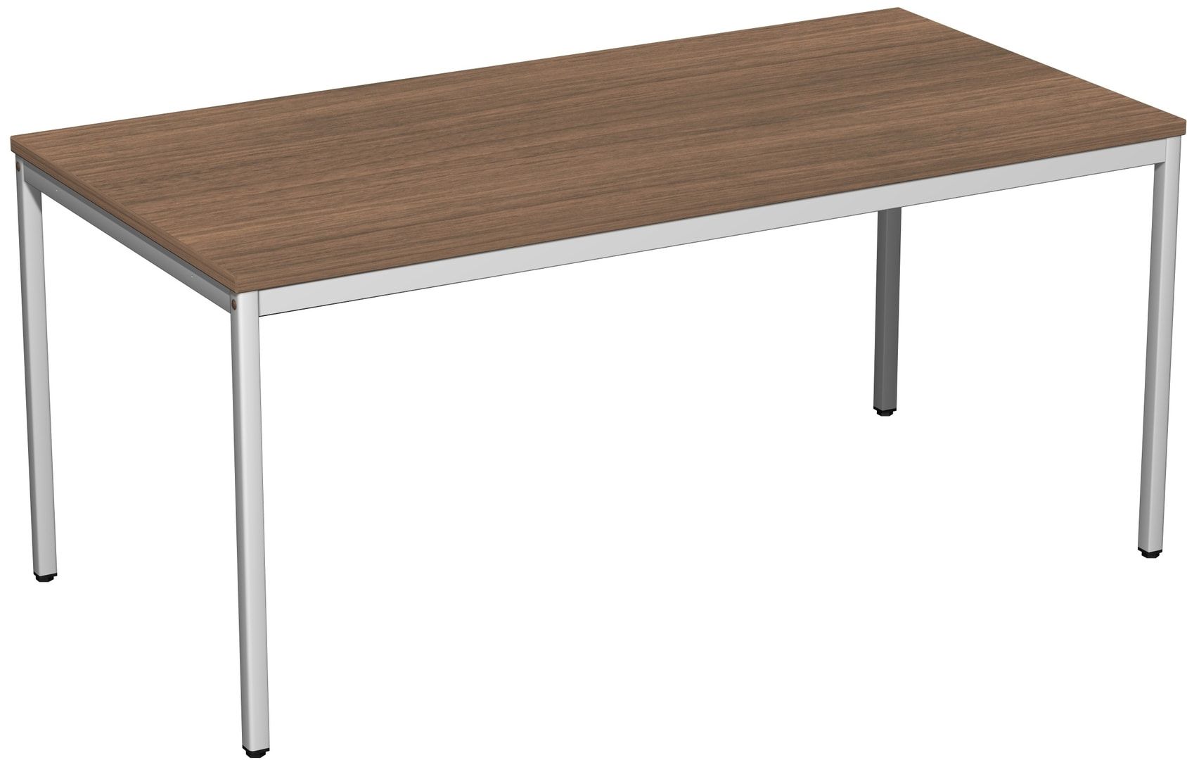 Schreibtisch - 4-Fuß Eco - Bürotisch - 720 x 1.000 x 800 mm (HxBxT) - Gestell lichtgrau - Ahorn
