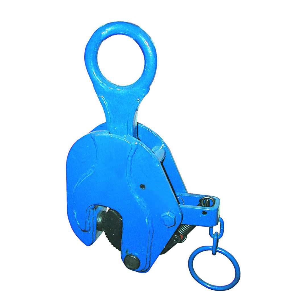 Hebeklemme, Vertikalgreifer, Blechgreifer, Holzgreifer, Tragkraft 1.000 kg, Blechklaue mit Tragring, zum Heben und Wenden