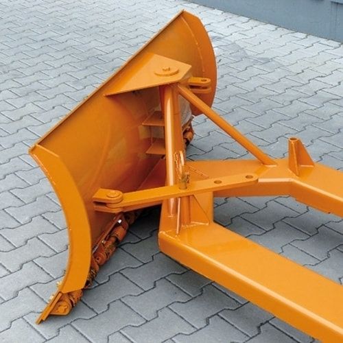 Eichinger Schneeschild für Gabelstapler, Federklappschare, Räumbreite 1.100 - 1.500 mm, Farbe anthrazitgrau (RAL 7016)