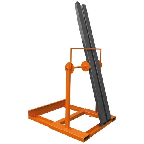 Gabelzinkenwechsler, Anhebehilfe, Arbeitshilfe, für 2 Paare, für offene Gabelverlängerungen, 1.200 x 800 mm (HxB), 700 mm Auflage, Farbe anthrazitgrau