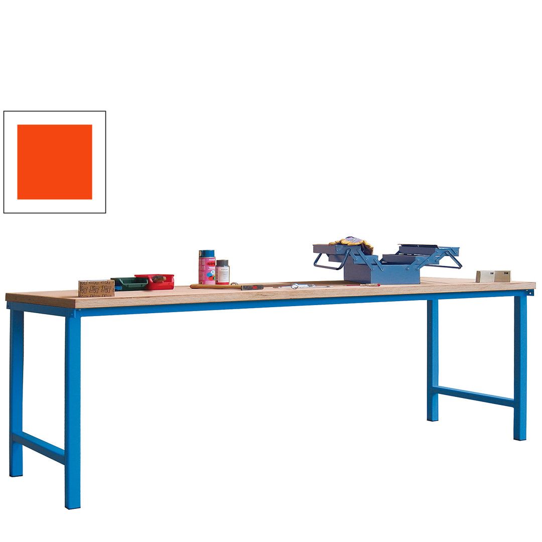 Werkbank - 900 x 2.000 x 700 mm (HxBxT) - Traglast 1.400 kg - anthrazitgrau