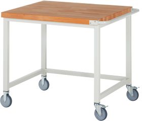 Mobile Werkbank - 880 x 1.000 x 900 mm (HxBxT) - Traglast 450 kg - Buche - Farbe wählbar