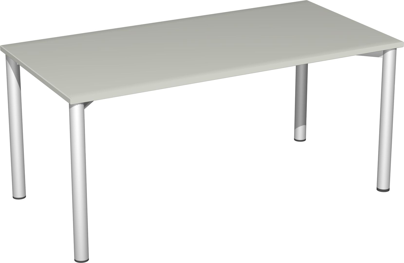 Schreibtisch - 4-Fuß Flex - Bürotisch - 720 x 1.200 x 600 mm (HxBxT) - Gestell anthrazit - Ahorn