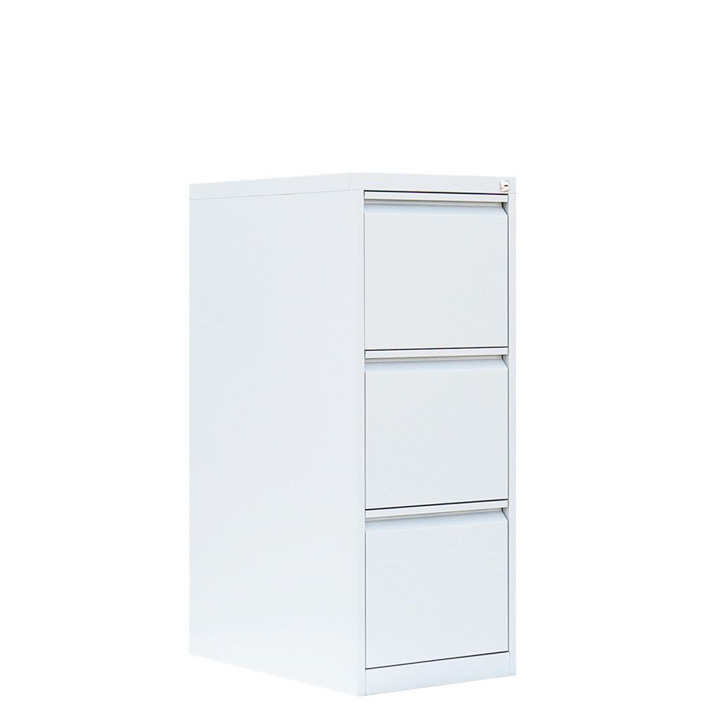 Hängeregistraturschrank, Hängeregisterschrank, 3 Schubladen, 1-bahnig, DIN A4, 1.010 x 400 x 620 mm (HxBxT), Korpus- und Schubladenfarbe wählbar