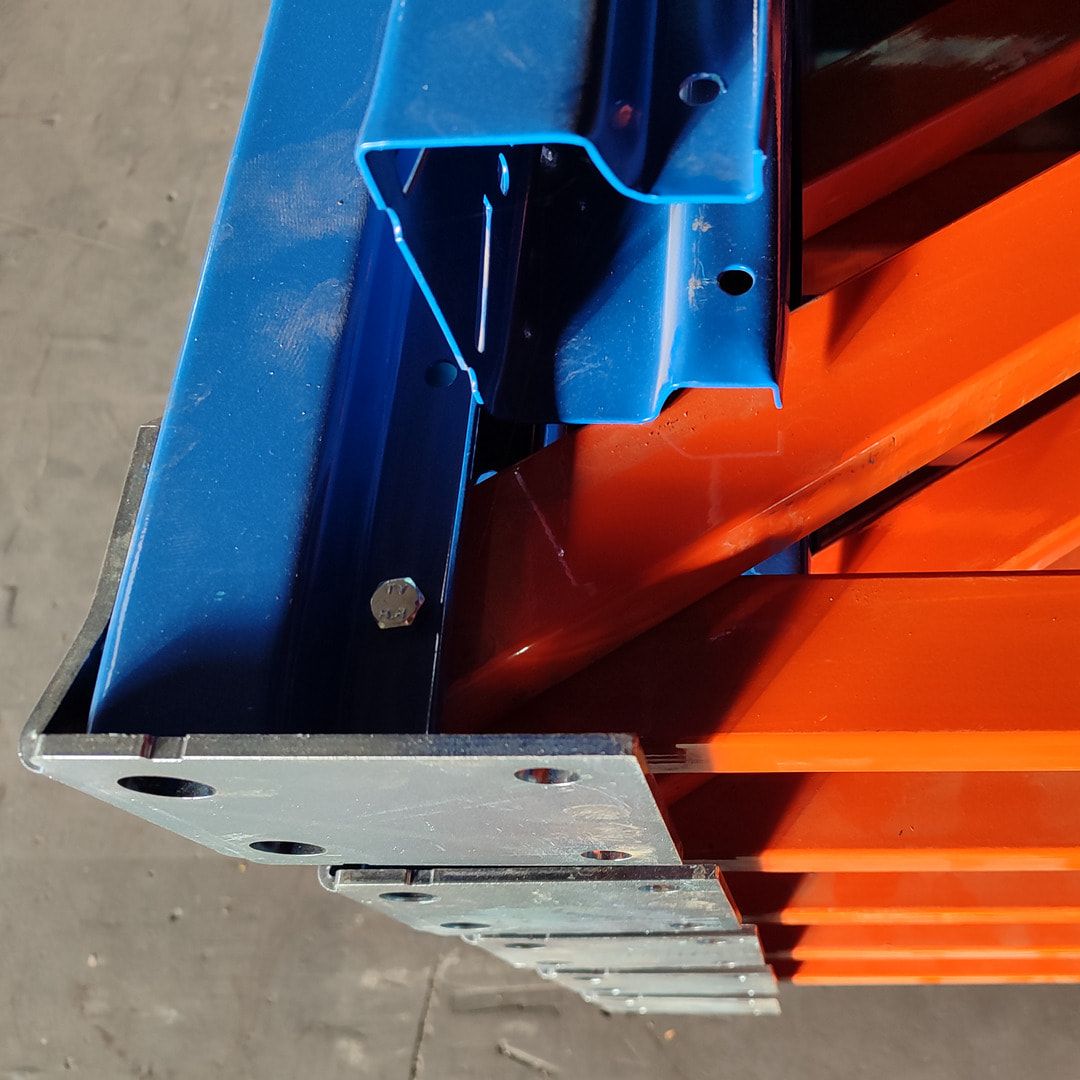 SLP Palettenregal Ständer Rahmen Höhe ca. 6.510 mm / Tiefe 1.100 mm SL20, gebraucht