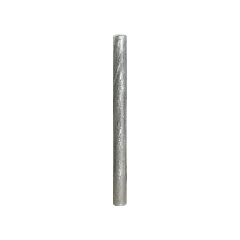 Einfacher Pfosten mit Bogenkopf - Durchmesser 76 mm - Höhe 1.000 mm - Farbe enzianblau