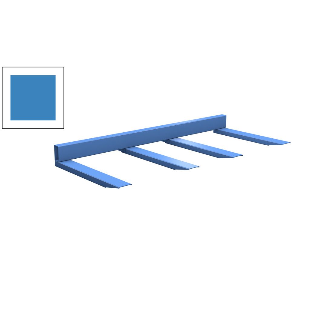 Langguttraverse - Traglast 1.500 kg - Nutztiefe 1.200 mm - 280 x 2.000 x 1.390 mm (HxBxT) - feuerrot