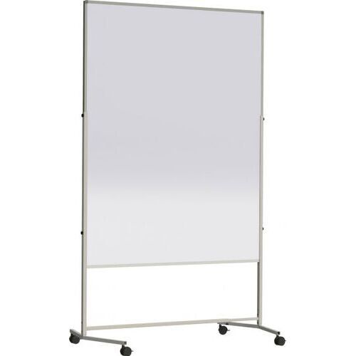 Moderationswand, höhenverstellbar, mobil, 1.500 x 1.200 (HxB) wahlweise als Pinnwand oder Whiteboard, Qualität Filz, Farbe blau