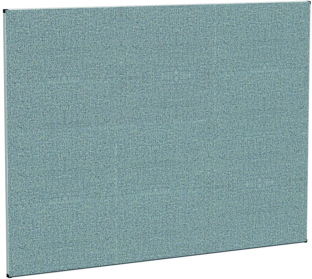 Stellwand, Trennwand, Raumteiler, Sichtschutz, schallabsorbierend, Stoffbespannung, pinnbar, Alurahmen, 1.200 x 1.000 x 27 mm (HxBxT), Calypso rot