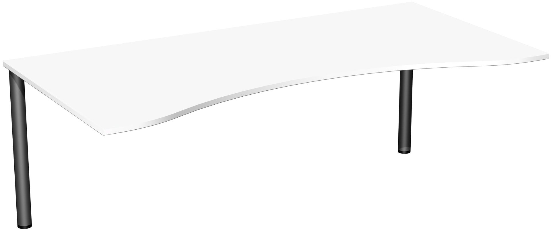 Ergo-Schreibtisch - 4-Fuß Flex - Bürotisch - 720 x 1.600 x 1.000 mm (HxBxT) - Gestell anthrazit - Ahorn
