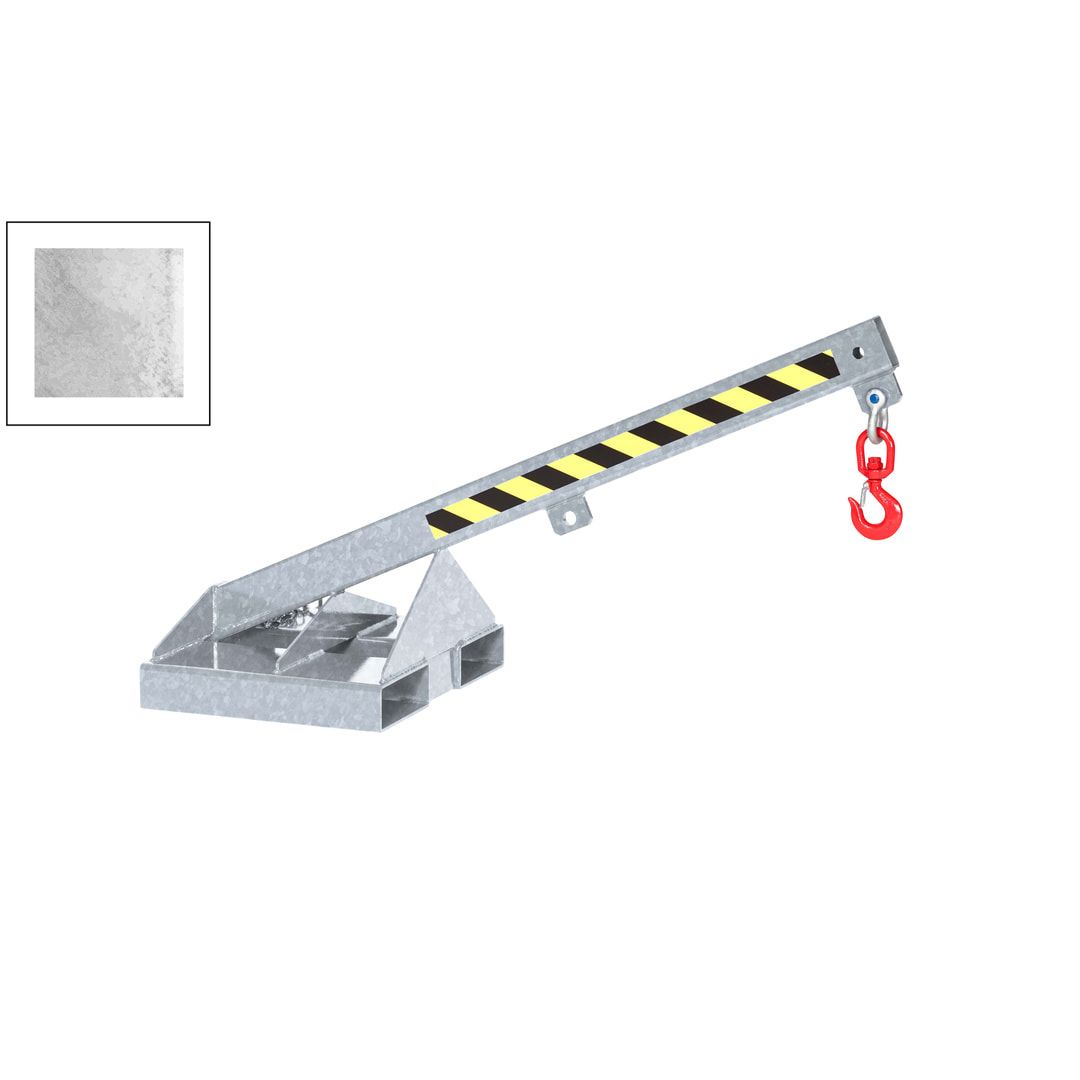 Lastarm - starr, Neigung 25 Grad - Länge 1.390 mm - Traglast 350 - 1.000 kg - enzianblau