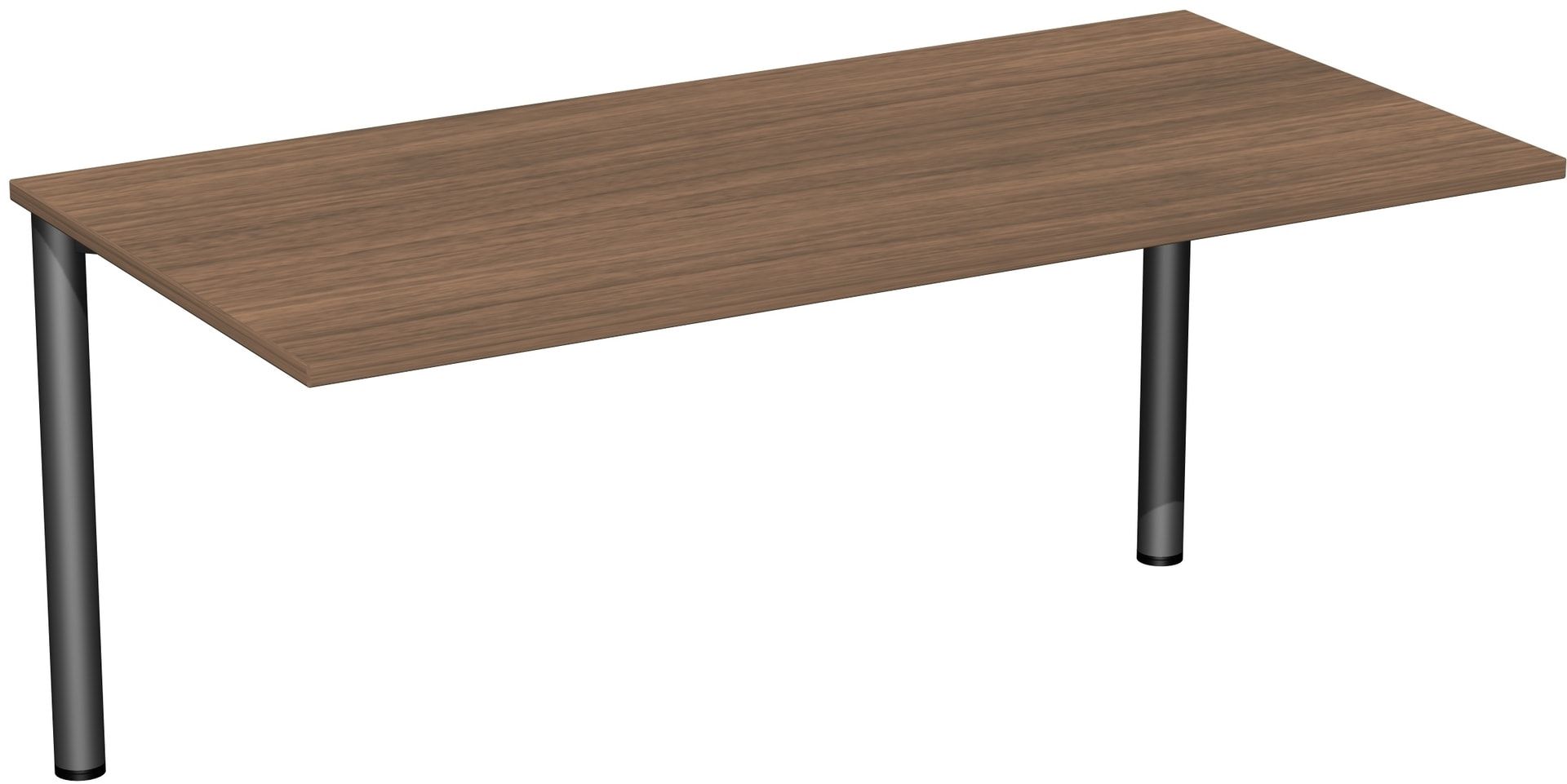 Schreibtisch - 4-Fuß Flex - Bürotisch - 720 x 1.200 x 600 mm (HxBxT) - Gestell anthrazit - Ahorn