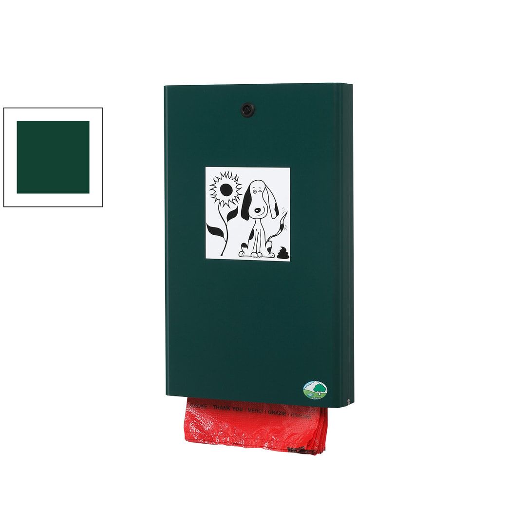 Hundekotbeutelspender - für 200 Beutel - Wand- oder Pfostenbefestigung - Edelstahl