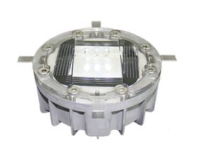 Solar-Straßenbolzen - 6 LED-Leuchten - Aluminium - 60 x 126 mm (HxD) - VPE 6 Stück