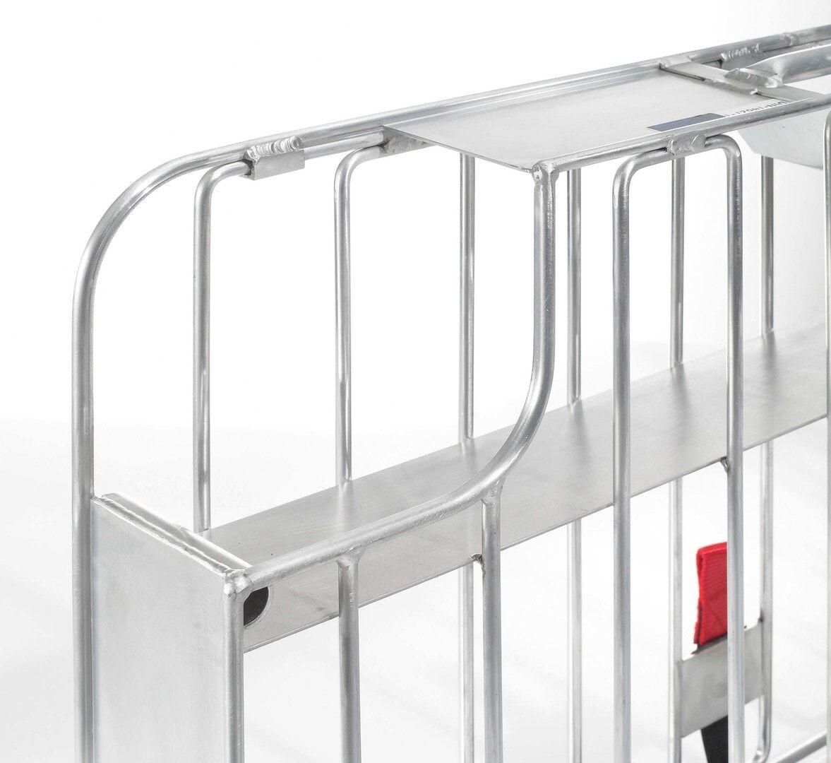 ultraMEDIC Schlauchpaketkorb, Schlauchtragekorb, für B-Schläuche, 510 x 870 x 150 mm (HxBxT), Farbe Aluminium