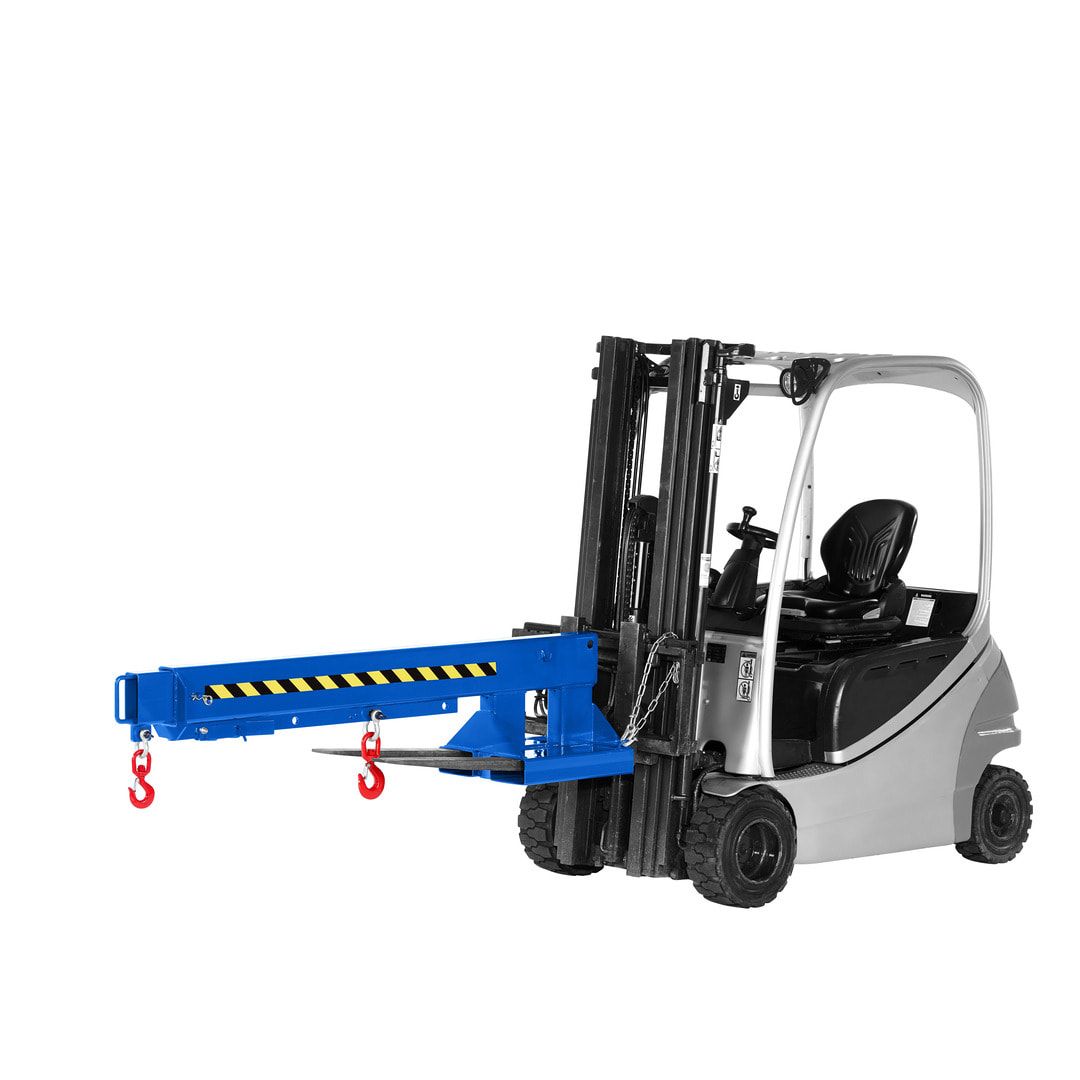 Kranarm für Gabelstapler - max. Traglast 5.000 kg - Länge 2.220 - 3.720 mm - anthrazitgrau