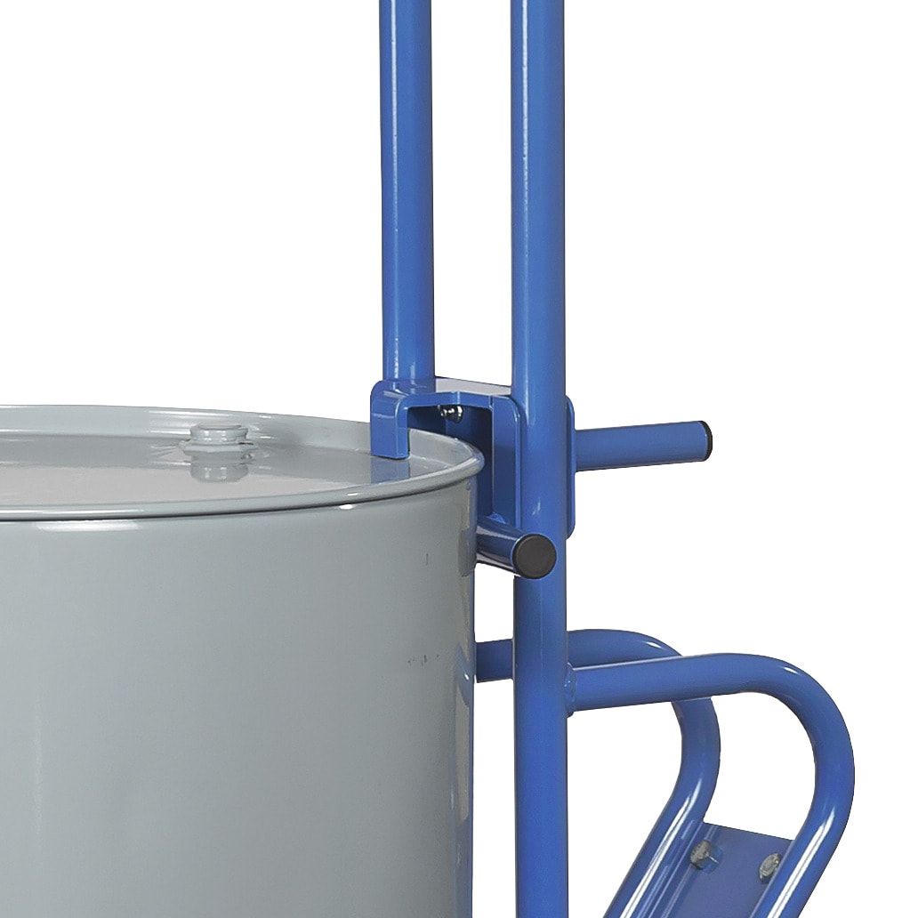 Fetra - Fasskarre für 200 l Fässer - 300 kg Traglast - 2 Stützräder - Luftbereifung