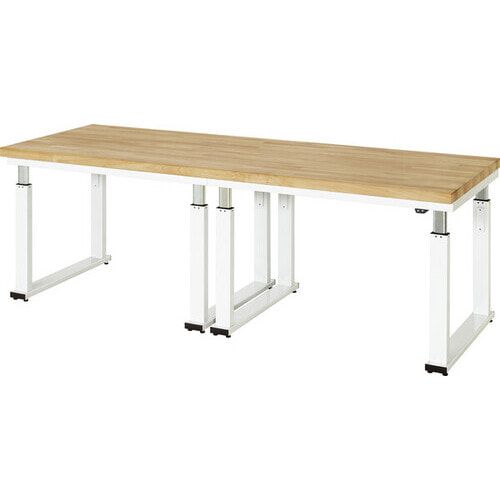 Arbeitstisch - elektrisch höhenverstellbar 740 - 1.140 mm - 2.500 x 700 mm (BxT) - Traglast 600 kg - Buche