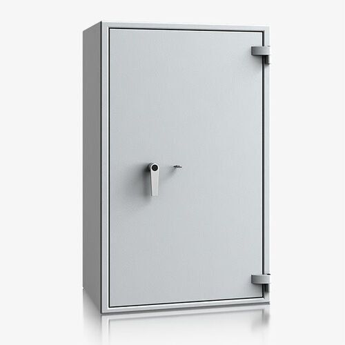 Dokumententresor, Geldschrank, Safe, VdS Klasse 1, 60 Minuten feuerfest, Türen 1-flügelig, 3 Fachböden, 1.137 x 704 x 471 mm (BxT), Farbe lichtgrau