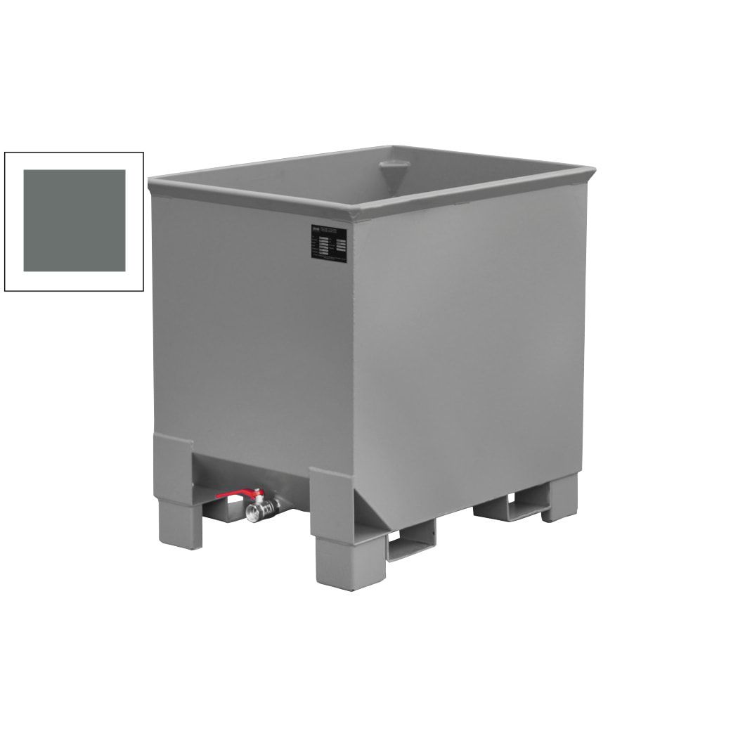 Spänekasten - 3-fach stapelbar - Volumen 300 l - Traglast 500 kg - 795 x 840 x 620 mm (HxBxT) - feuerrot