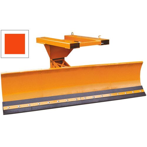 Eichinger Schneepflug, Gummischürfleiste, Taschen oben, Kettensicherung, 2-fach verstellbar, Schildbreite 1.500 mm, Farbe anthrazitgrau