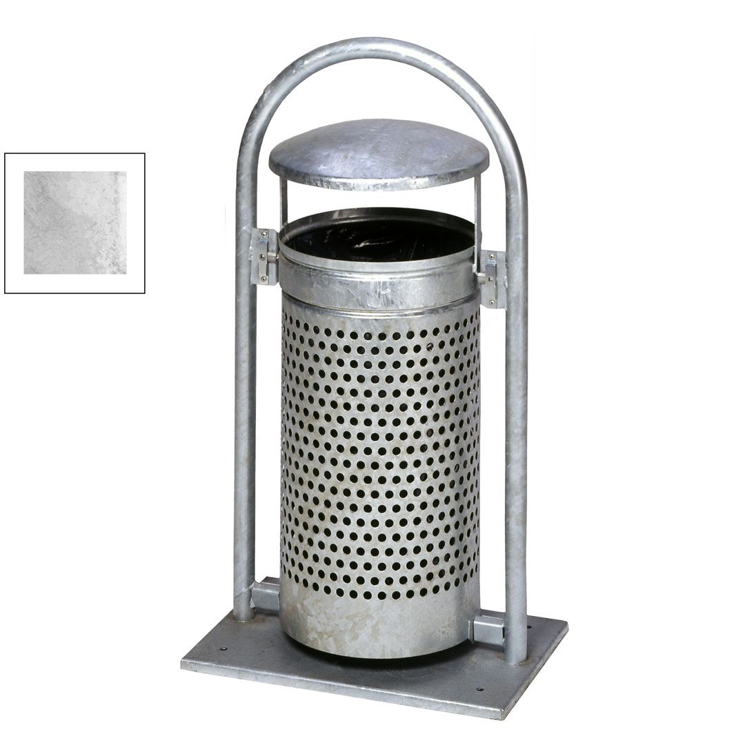 Abfallbehälter - Volumen 65 Liter - Mülleimer - Abfalleimer - Farbe gelb/grün
