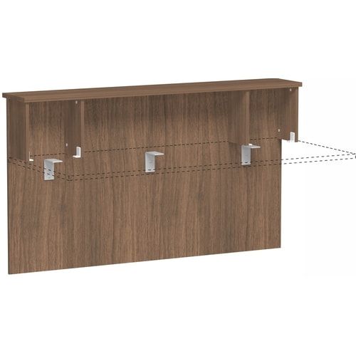 Anbau Thekenelement, Anbaumodul, Fachseiten, 25 mm Dreischicht-Feinspan, 1.025 x 1.800 x 300 mm (HxBxT), Dekor Ahorn
