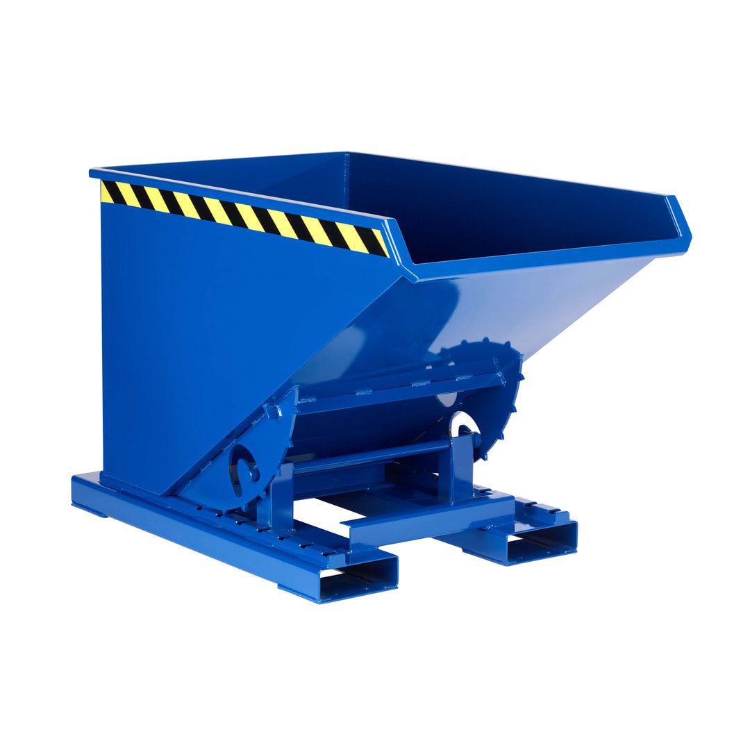 Abrollkipper für Schüttgüter - Volumen 1.200 l - Traglast 1.500 kg - 1.100 x 1.070 x 1.800 mm (HxBxT) - anthrazitgrau