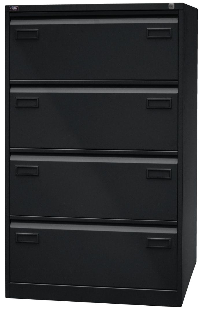 Bisley Light Hängeregistraturschrank - 2 Schubladen - doppelbahnig - Farbe blau