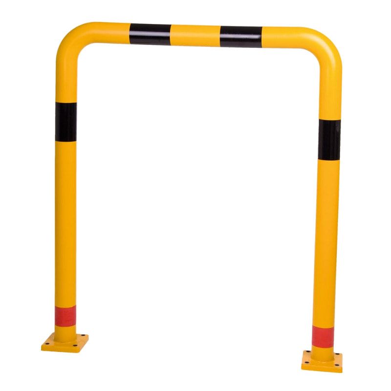 Rammschutz Bügel - 1.200 x 1.000 x 140 mm (HxBxT) - mit Reflektoren