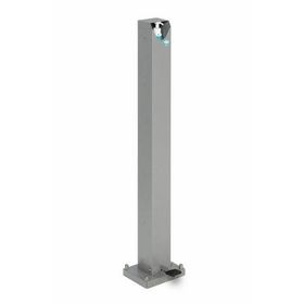 Desinfektionsstation, Hygienestation, Reinigungsstation, Stahl, mit Pedal, abschließbar, Bodenmontage, Farbe wählbar