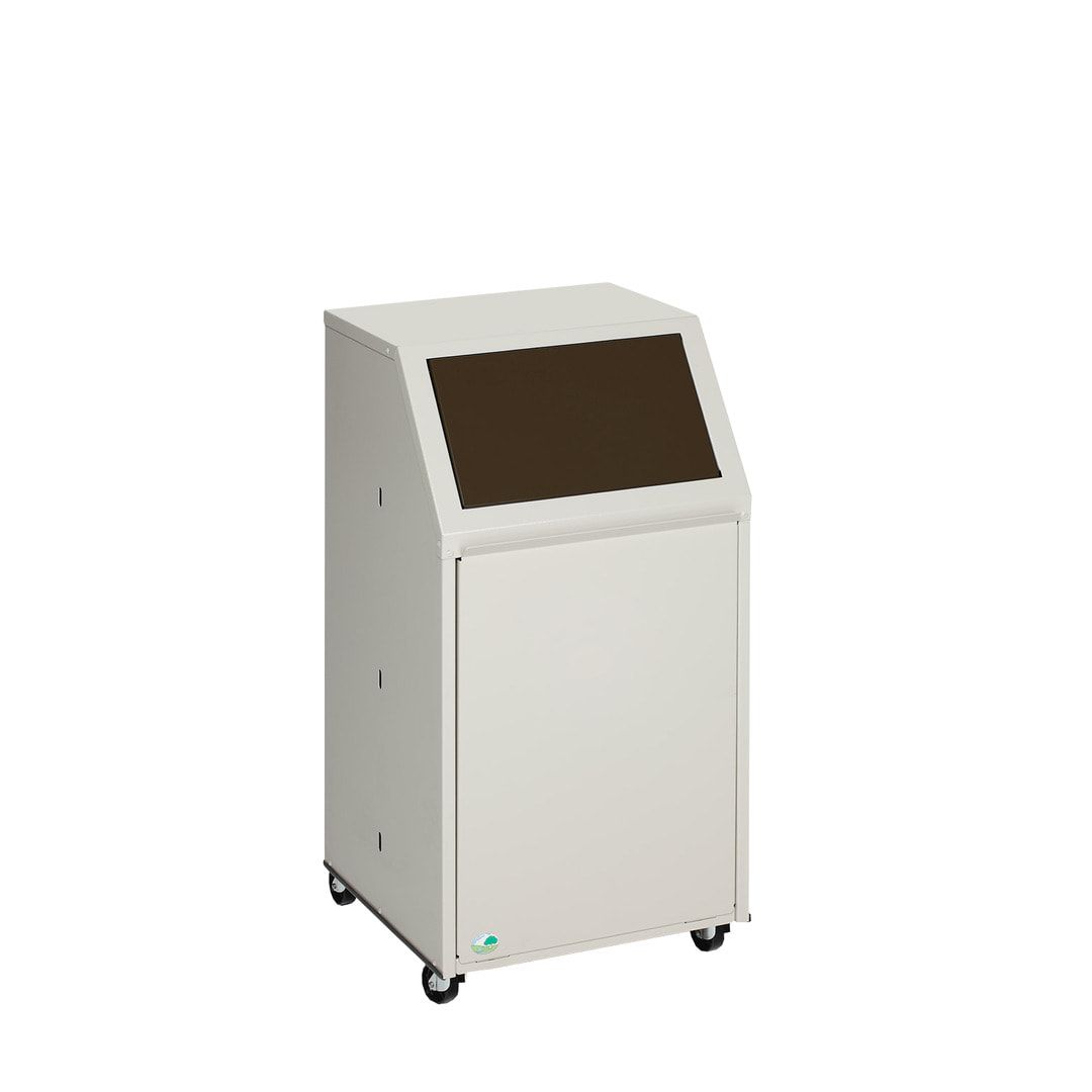 Wertstoffsammelgerät - fahrbar - 39 l - 800 x 400 x 400 mm (H x B x T) - Korpus kieselgrau - Einwurfklappe anthrazit - Abfallbehälter