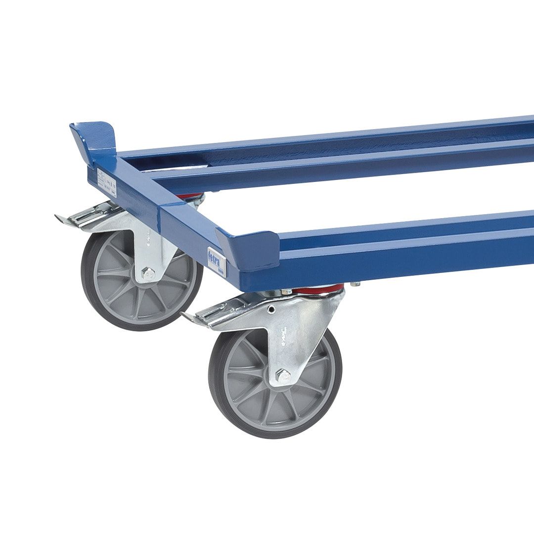 Fetra Palettenfahrgestell - Tragkraft 750 kg - 329 x 1.055 x 1.255 mm (HxBxT) - TPE Rollen