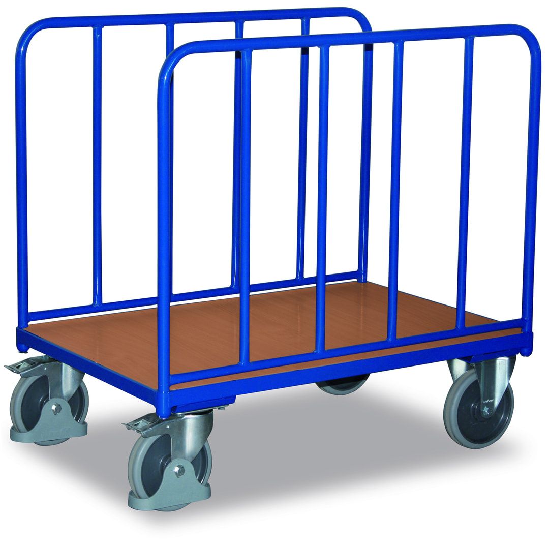 Seitenbügelwagen mit Rohrwänden - Ladefläche: 540 x 1.060 mm - Traglast 500 kg