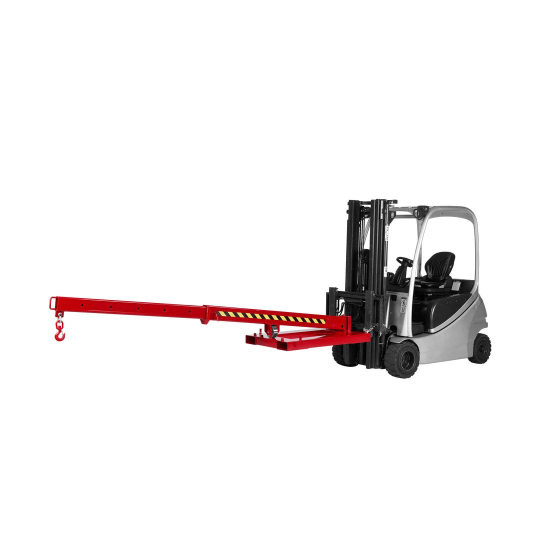 Kranarm, seitenverstellbar - Traglast 1.000 kg - Länge 2.260 - 3.760 mm - anthrazitgrau
