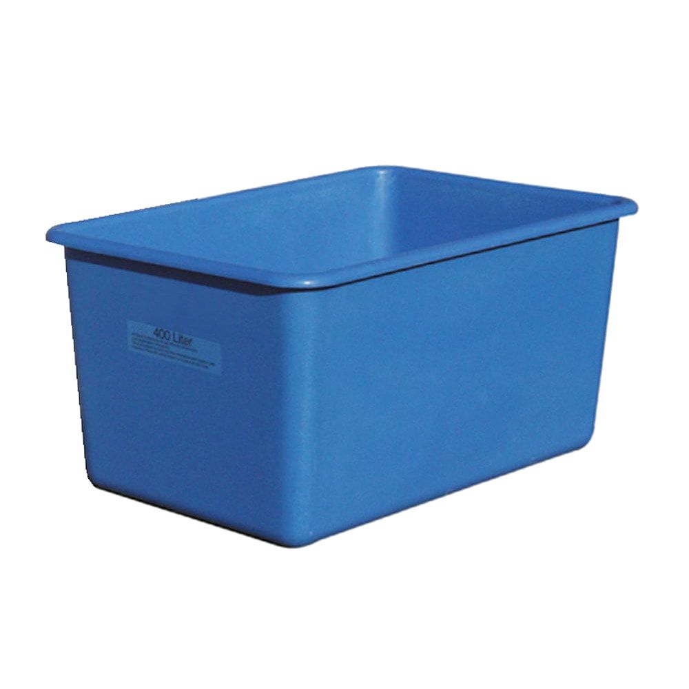 Rechteckbehälter - GFK - 290 x 880 x 580 mm (HxBxT) - 100 l - blau