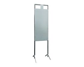 Wahltafel, 1 oder 2 Kandidaten, feuerverzinktes Blech, Vierkantrohr, Gesamthöhe 2.100 mm