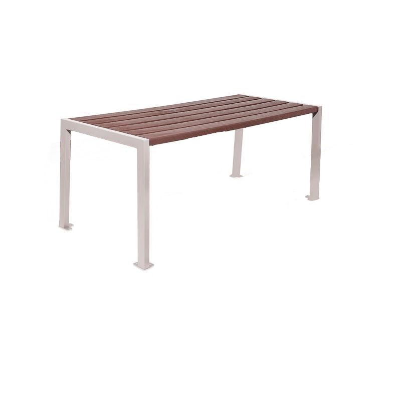 Tisch aus Stahl und Kunststoff - verzinkt und beschichtet - 750 x 1.800 x 798 mm (HxBxT) - Farbe enzianblau
